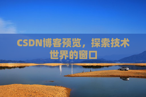 CSDN博客预览，探索技术世界的窗口